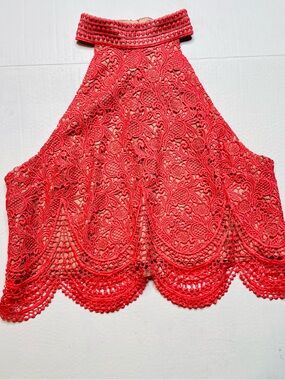 Stylestalker Lace Overlay Tank